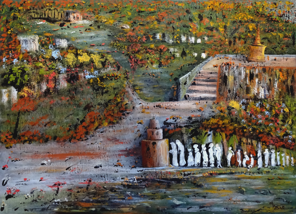 Knockin on the Temple-Door for a glmpse of the stairway to heaven.