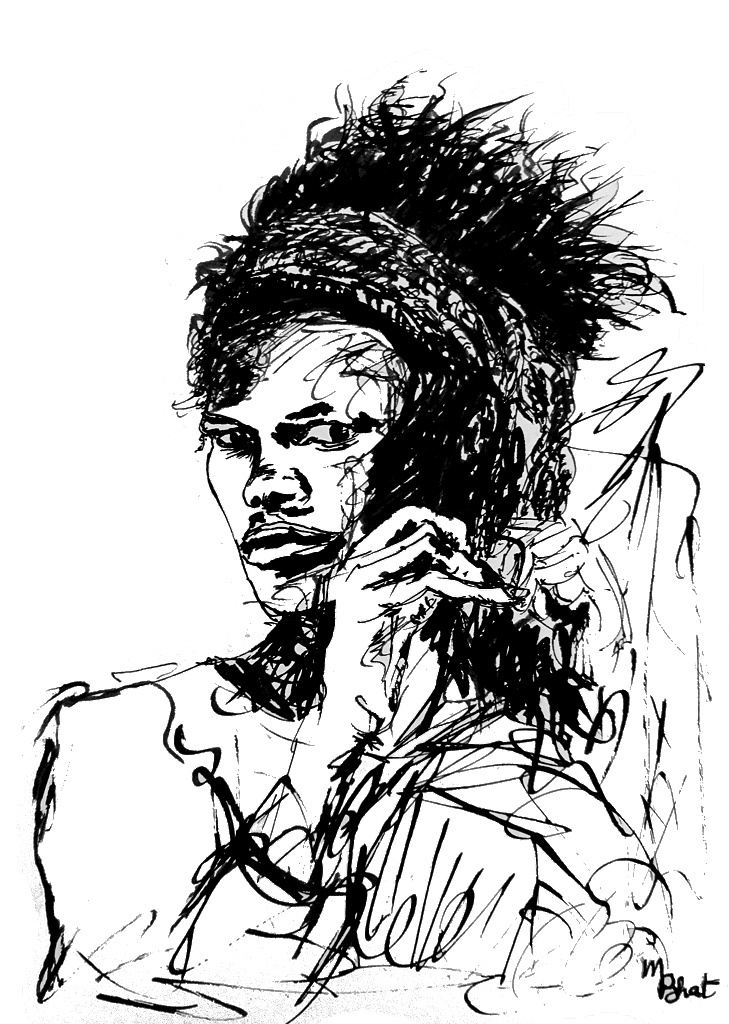 Sketch of a young Swiss Woman