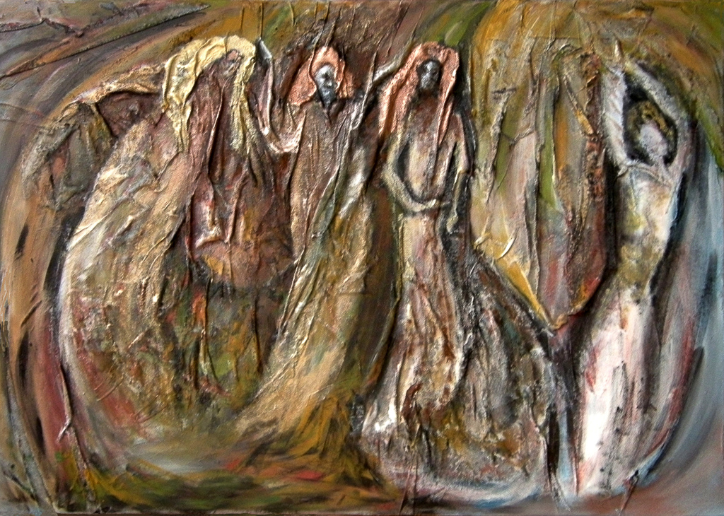 Muse Euterpe and The Three Graces